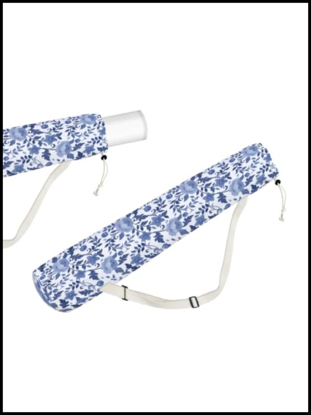 Mahjong Mat Storage Bag with Adjustable Shoulder Strap, Drawstring Closure,